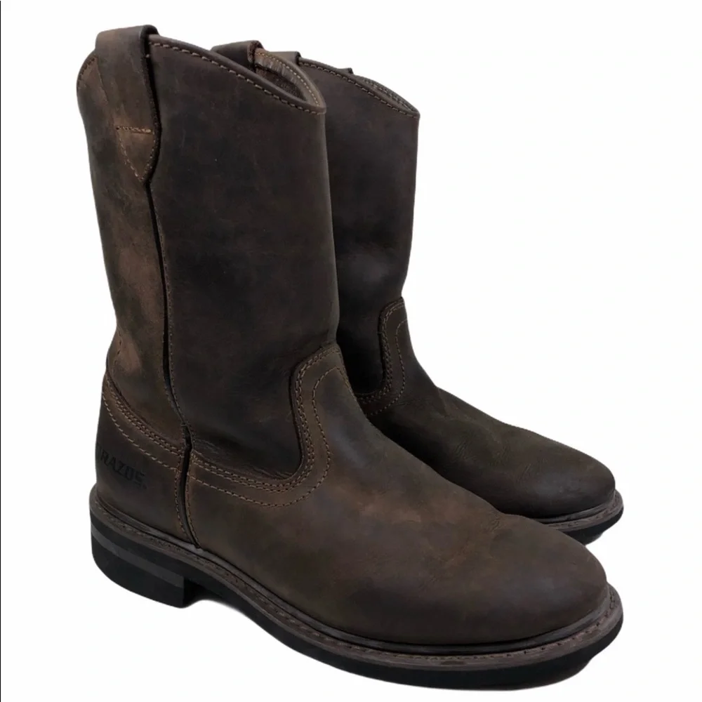 Brazos B9703 Crazy Horse II Western Leather Boots